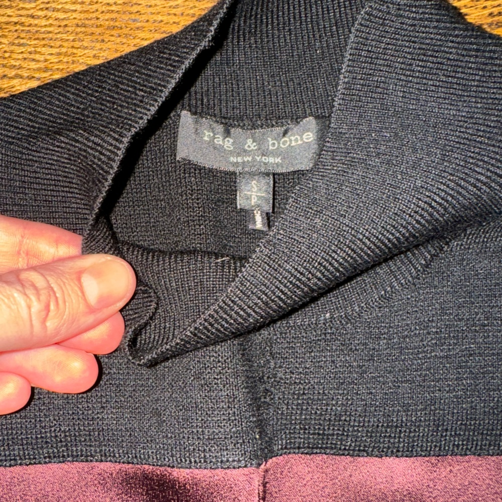 Rag & Bone| Vivienne Chiffon Colorblock Shift Dre… - image 5